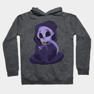 Grim Reaper and Moth Hoodie